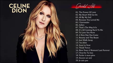 Celine Dion youtube playlist